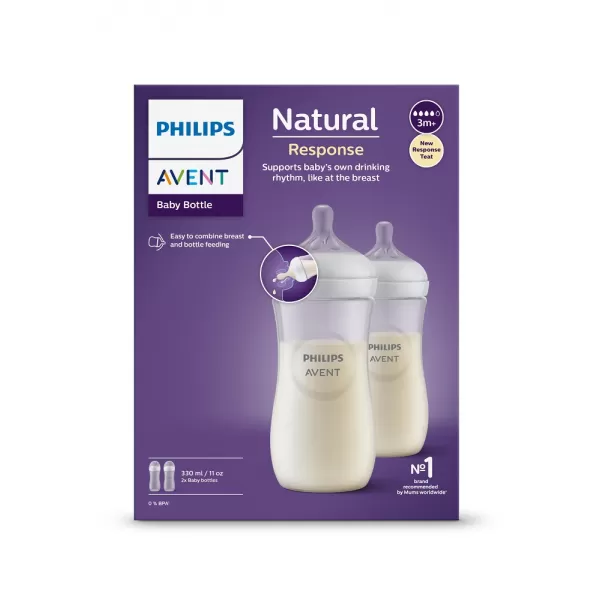 Philips AVENT Láhev Natural Response 330 ml, 3m+, 2 ks