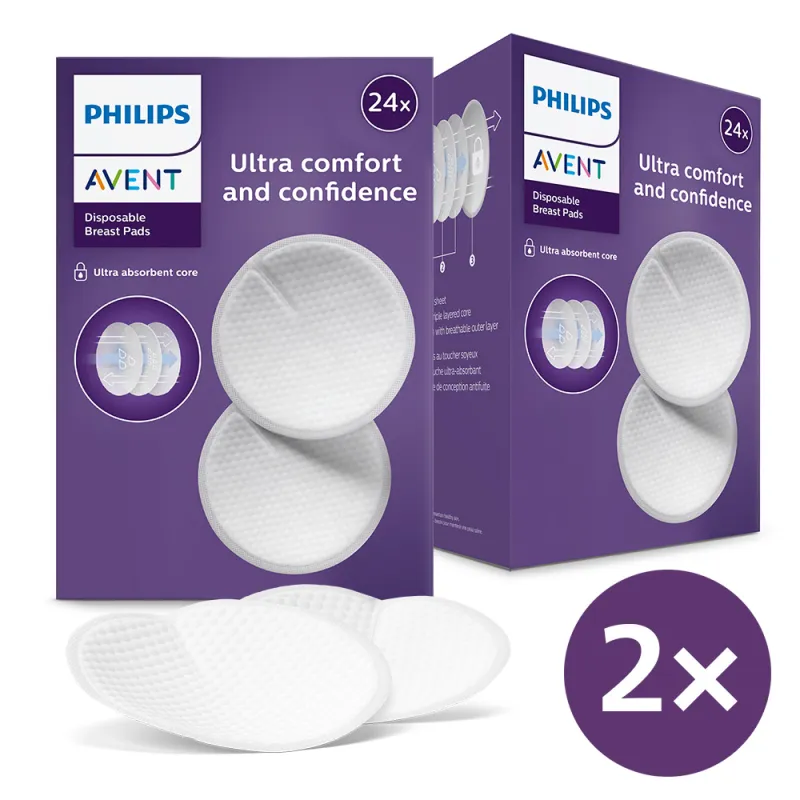 AVENT Vložky prsní jednorázové 2x24 ks