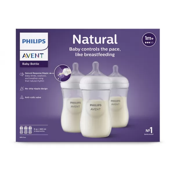 Philips AVENT Láhev Natural Response 260 ml, 1m+, 3 ks