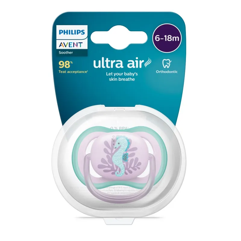 Philips Avent Šidítko Ultra air 1ks 6- 18 m