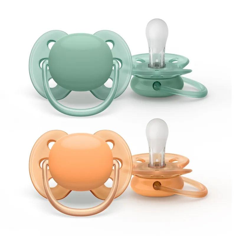 Philips AVENT Šidítko Ultrasoft Premium 0-6m, 2 ks