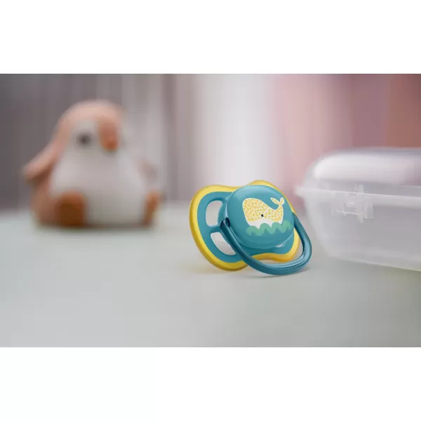 AVENT Šidítko Ultra air Obrázek 18m+ (velryba), 2ks