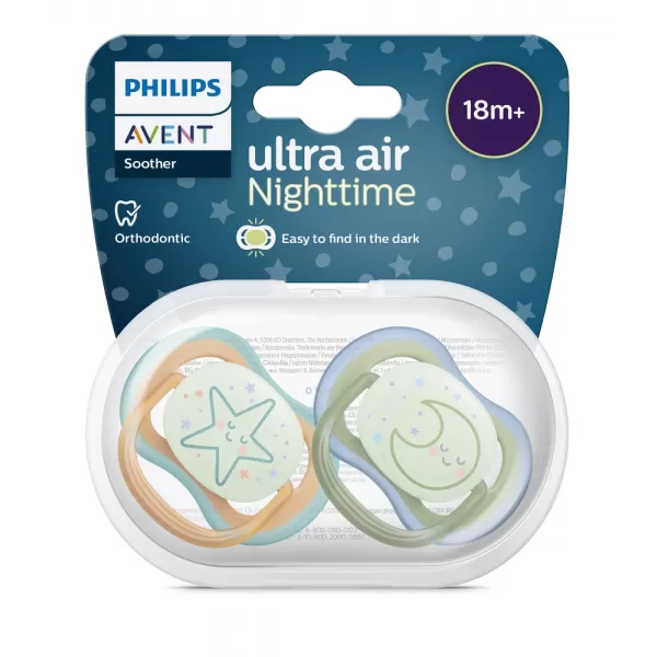 AVENT Šidítko Ultra air noční 18m+ neutral, 2ks