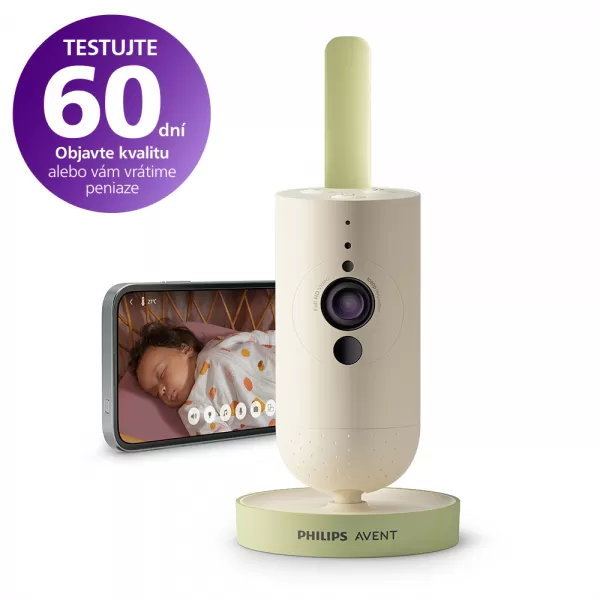 Philips AVENT Kamera dětská chytrá SCD643/26+WW Soapberry 60ks