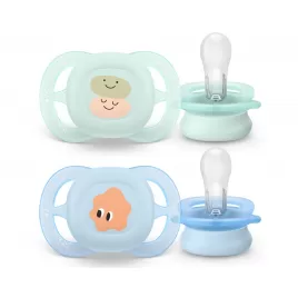 Philips AVENT Šidítko Ultrastart obrázek 0-2m, 2 ks