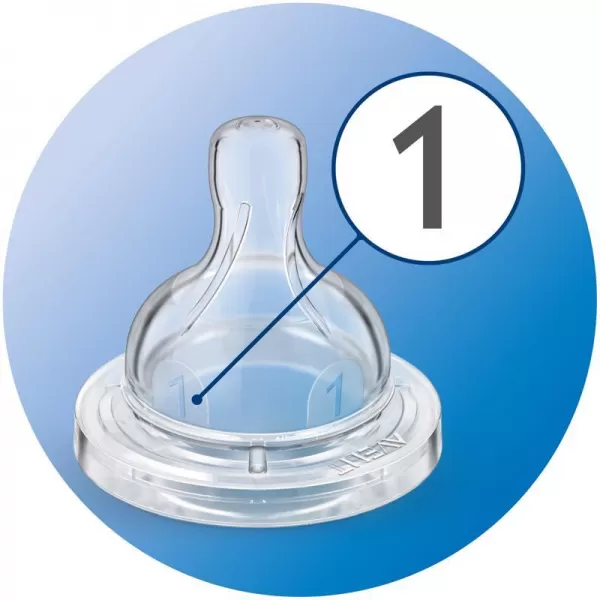 Philips AVENT Dudlík Anti-colic/Classic+ 1 novorozenecký průtok, 2 ks+WW Soapberry 60ks
