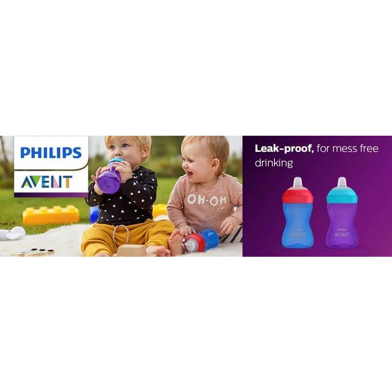 Philips AVENT Hrneček Grippy s jemnou hubičkou 300 ml +WW Soapberry 60ks