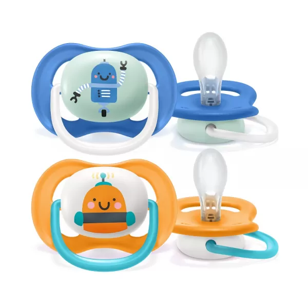 Philips AVENT Šidítko Ultra air Play 6-18m, 2 ks+WW Soapberry 60ks
