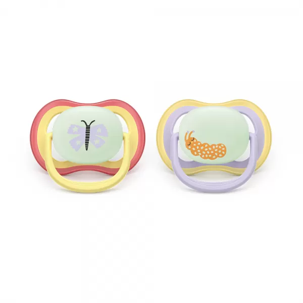 Philips AVENT Šidítko Ultra air noční 0-6m, 2ks