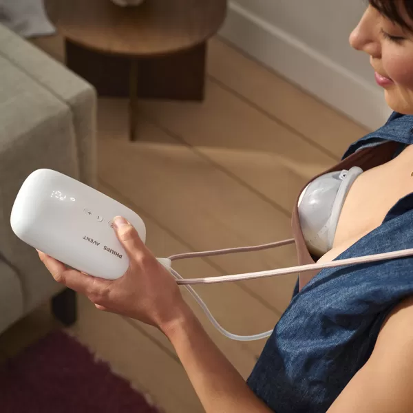 Philips AVENT Odsávačka mateřského mléka elektrická Hands-Free Premium Plus SCF531/11