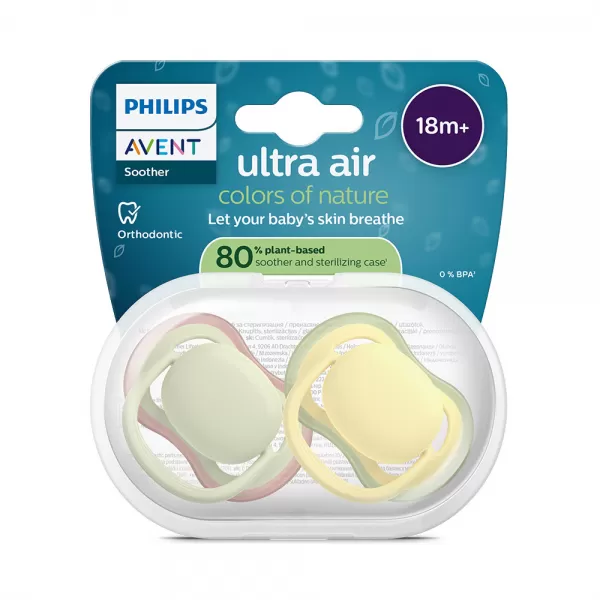 Philips AVENT Šidítko Ultra air 18+m, 2ks