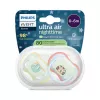 Philips AVENT Šidítko Ultra air noční 0-6m, 2ks