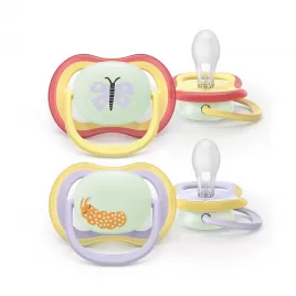 Philips AVENT Šidítko Ultra air noční 0-6m, 2ks