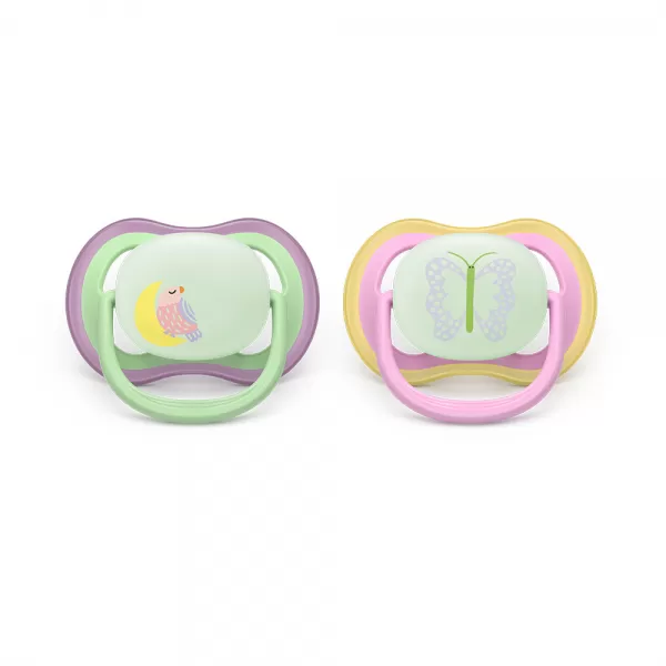 Philips AVENT Šidítko Ultra air noční 6-18m, 2ks