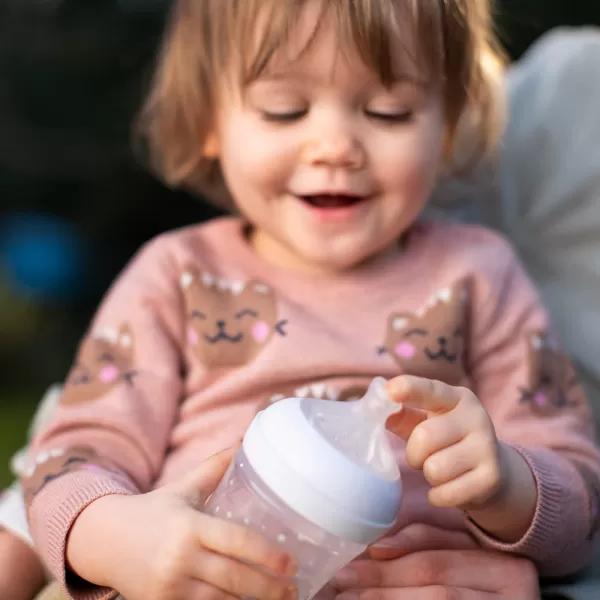 Philips AVENT Láhev Natural Response 330 ml, 3m+dárek PETITE&MARS Miska 6m+