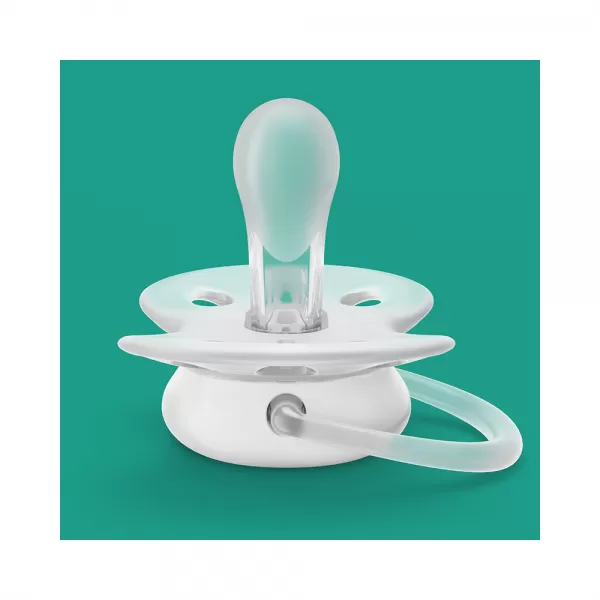 Philips AVENT Šidítko Ultrasoft Premium neutral 6-18m obrázek, 2 ks