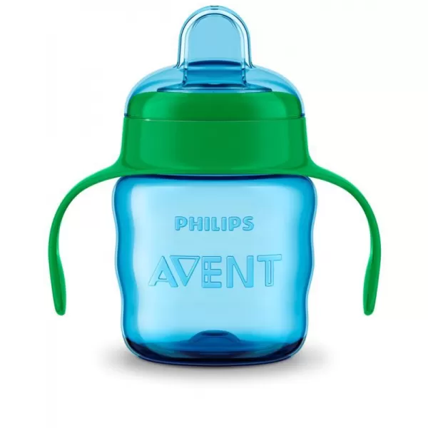 Philips AVENT Hrneček pro první doušky Classic 200 ml s držadly +dárek PETITE&MARS Miska 6m+