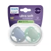 Philips AVENT Šidítko Ultrasoft Premium 6-18m chlapec, 2 ks