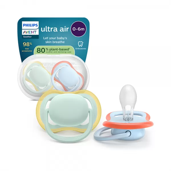 Philips AVENT Šidítko Ultra air 0-6m, 2ks