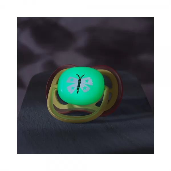 Philips AVENT Šidítko Ultra air noční 0-6m, 2ks