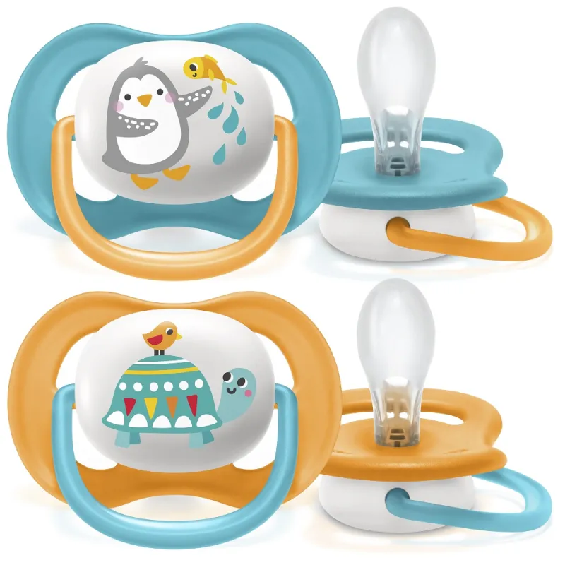 Philips AVENT Šidítko Ultra air Zvířátko 6-18m, 2 ks